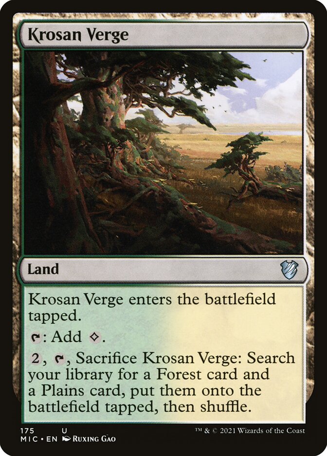Krosan Verge 175 (Commander: Innistrad: Midnight Hunt)  | Good Games Adelaide SA