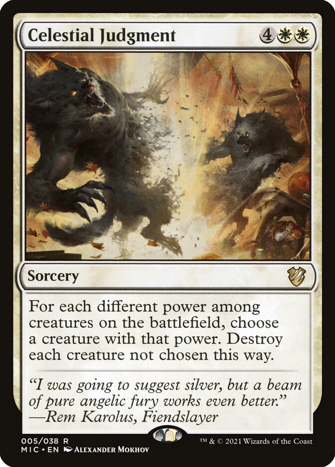 Celestial Judgment 5 (Commander: Innistrad: Midnight Hunt)  | Good Games Adelaide SA