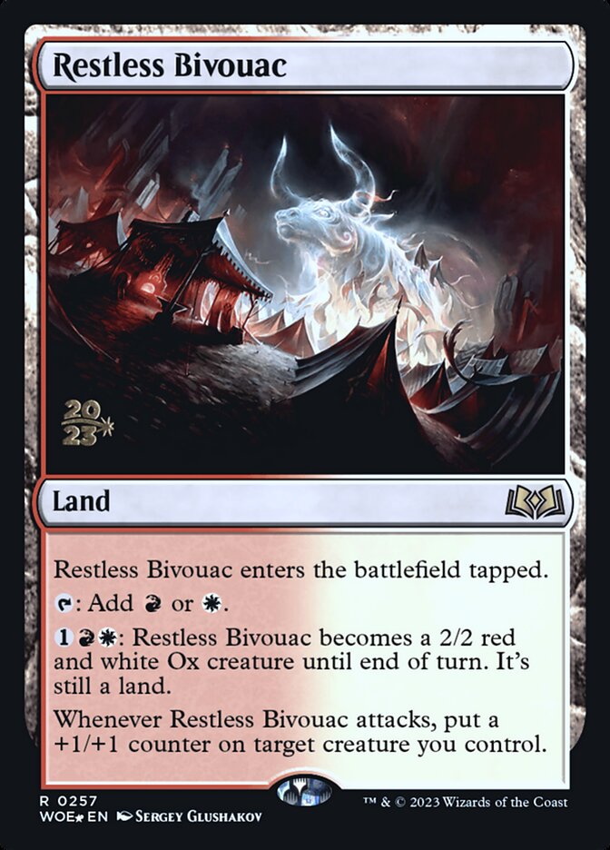Restless Bivouac 257 (Prerelease Cards)  - Foil | Good Games Adelaide SA