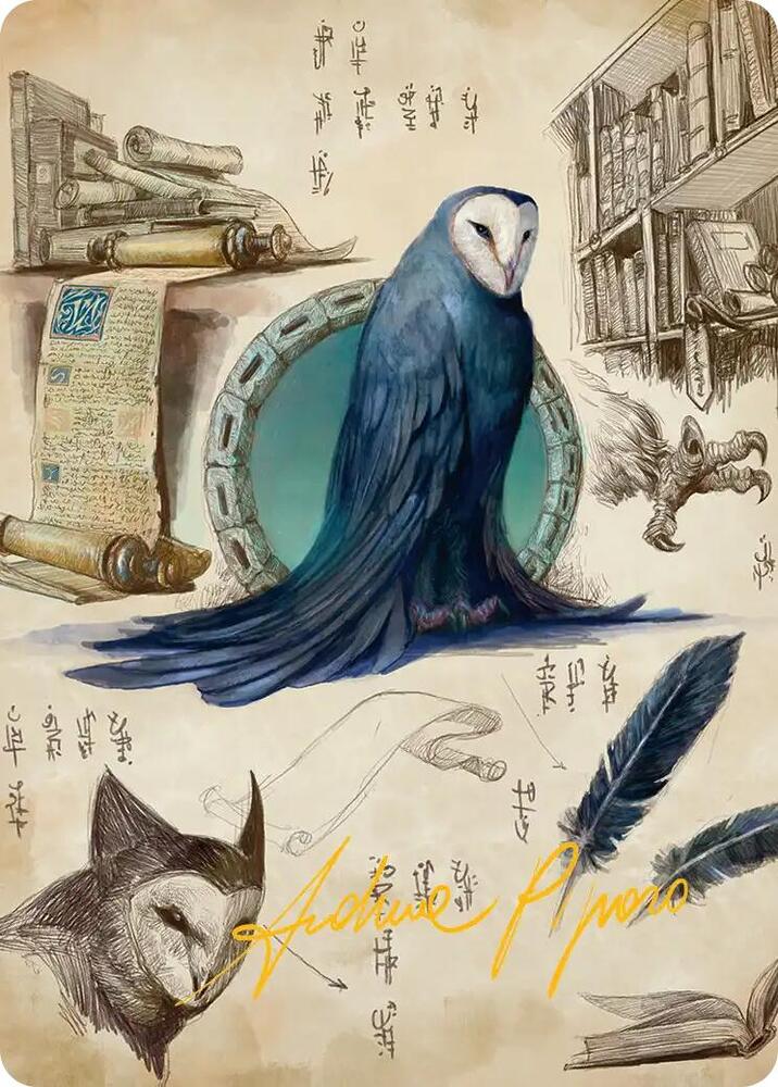 Wan Shi Tong Librarian Art Card Gold Stamped Signature 33 ()  | Good Games Adelaide SA