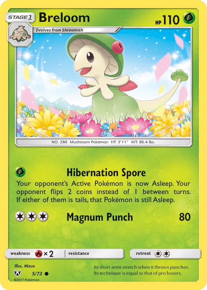 Breloom 5/73 (Shining Legends)  | Good Games Adelaide SA