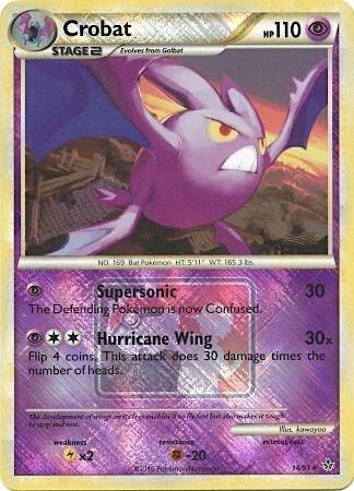 Crobat 14 95 League Promo 014/095 (League & Championship Cards)  - Reverse Holofoil | Good Games Adelaide SA