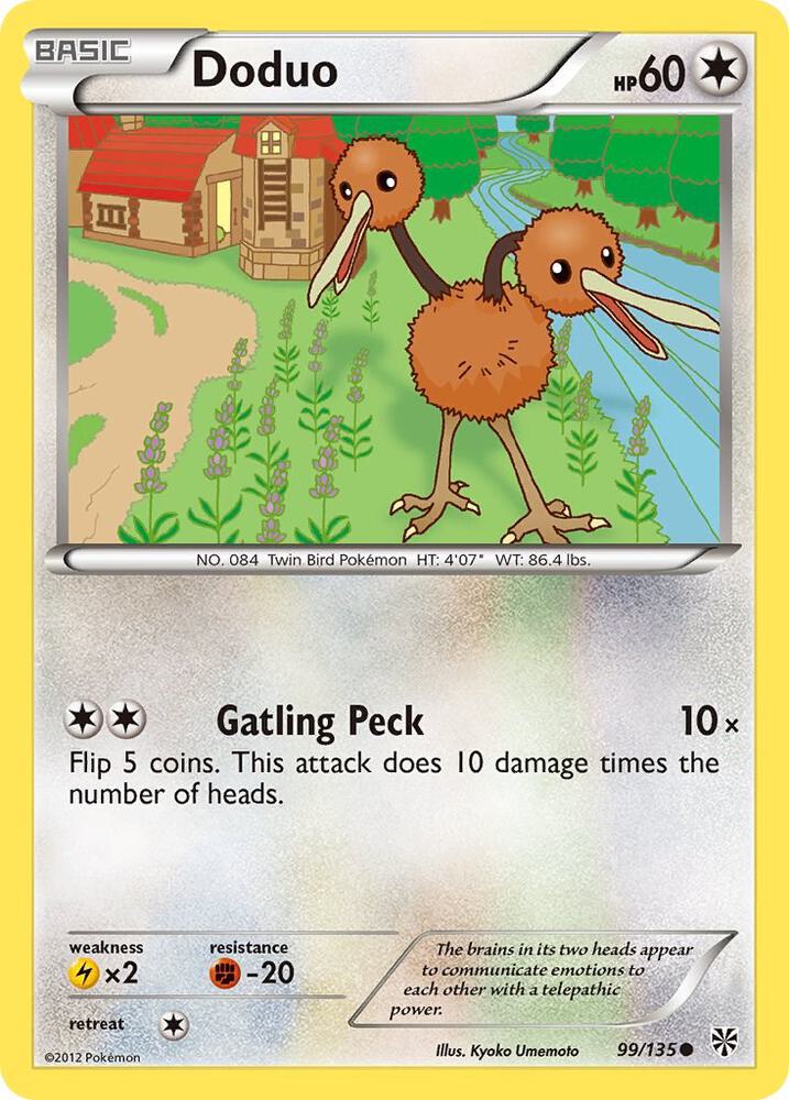 Doduo 99/135 (Plasma Storm)  - Reverse Holofoil | Good Games Adelaide SA