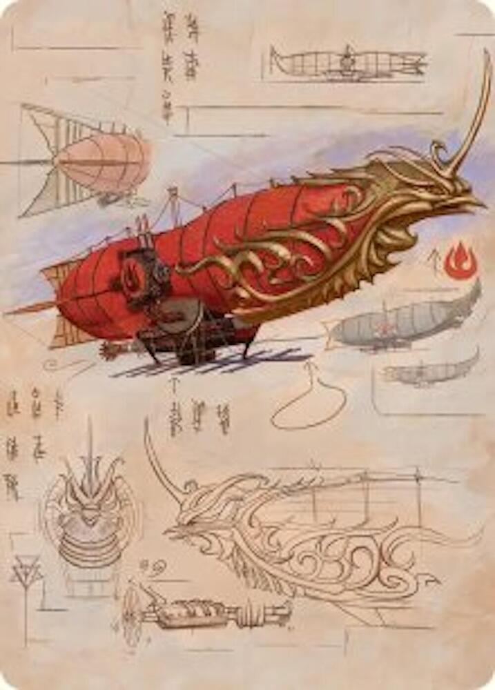 Phoenix Fleet Airship Art Card 35 ()  | Good Games Adelaide SA