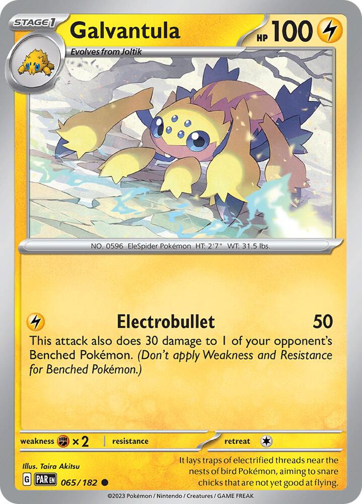 Galvantula 065/182 (SV04: Paradox Rift)  - Reverse Holofoil | Good Games Adelaide SA