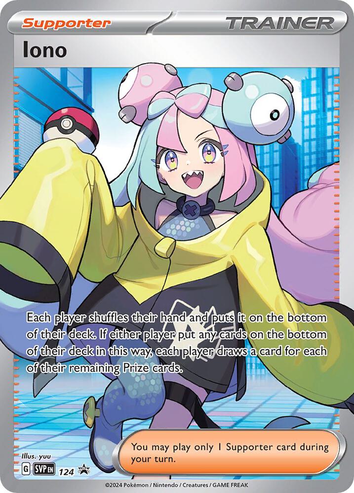 Iono 124 (SV: Scarlet & Violet Promo Cards)  - Holofoil | Good Games Adelaide SA