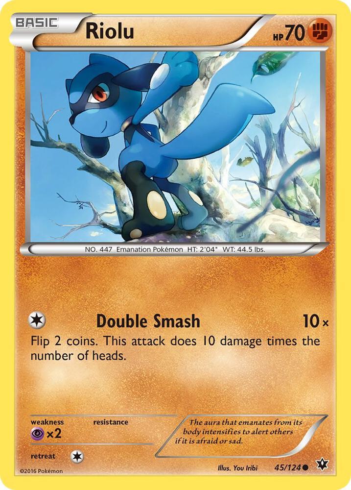 Riolu 45/124 (XY - Fates Collide)  | Good Games Adelaide SA