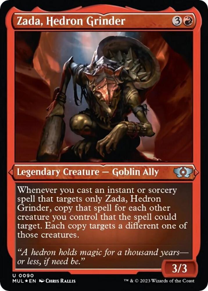 Zada Hedron Grinder Foil Etched 90 (March of the Machine: Multiverse Legends)  - Foil | Good Games Adelaide SA