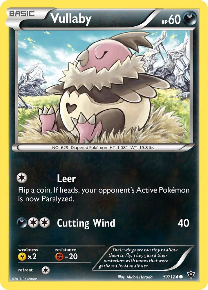 Vullaby 57/124 (XY - Fates Collide)  | Good Games Adelaide SA