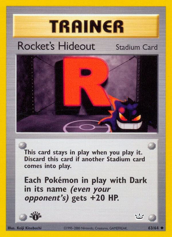 Rockets Hideout 63/64 (Neo Revelation)  - 1st Edition | Good Games Adelaide SA
