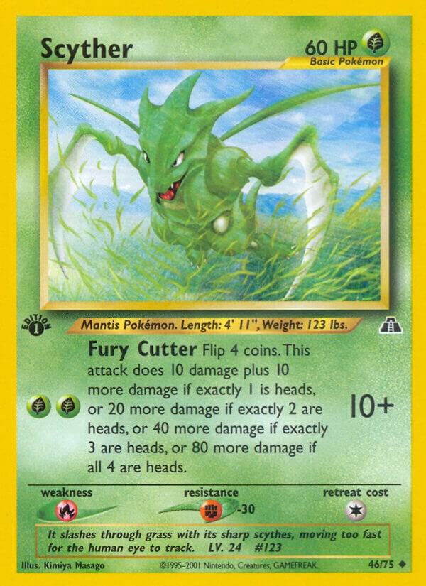 Scyther 46/75 (Neo Discovery)  - 1st Edition | Good Games Adelaide SA