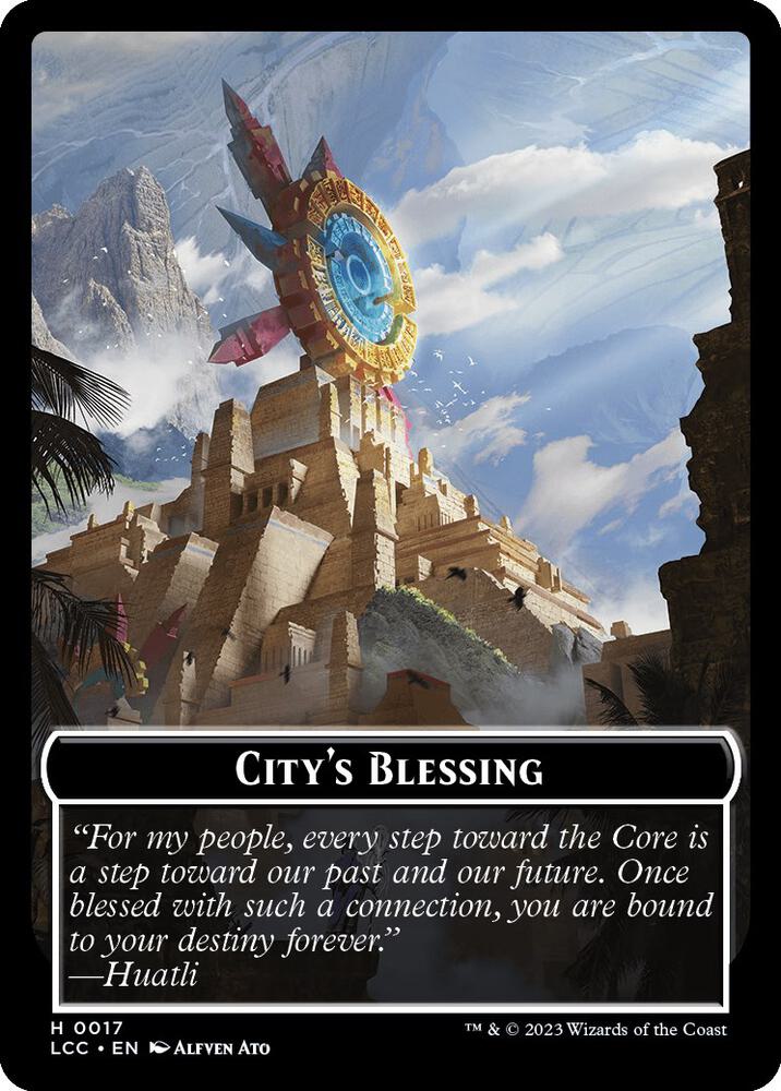 Citys Blessing Pirate Double Sided Token 17 // 5 (Commander: The Lost Caverns of Ixalan)  | Good Games Adelaide SA