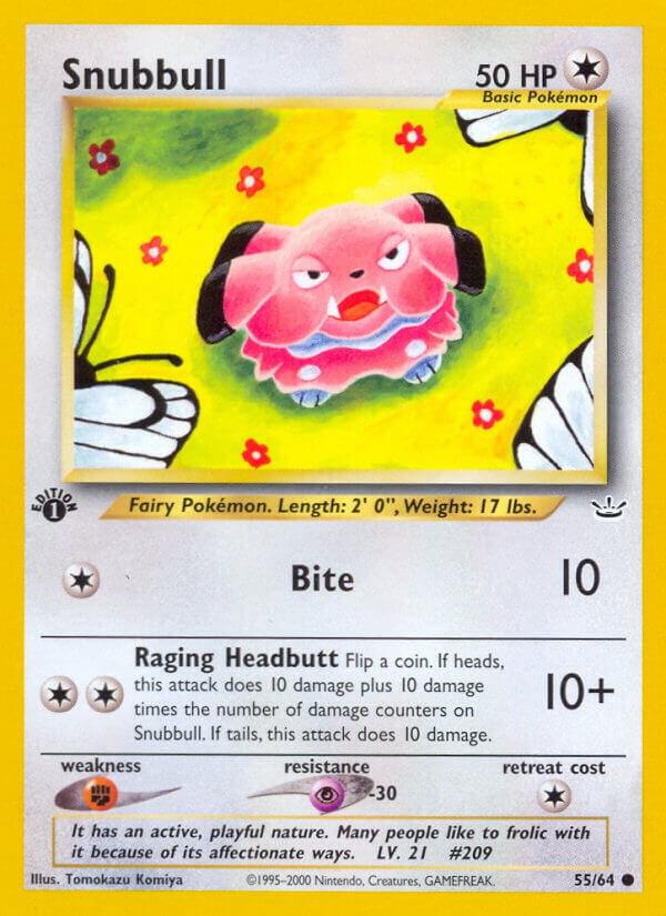 Snubbull 55/64 (Neo Revelation)  - 1st Edition | Good Games Adelaide SA