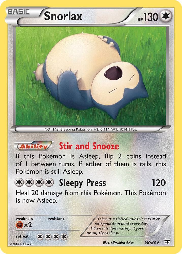 Snorlax 58/83 (Generations)  | Good Games Adelaide SA