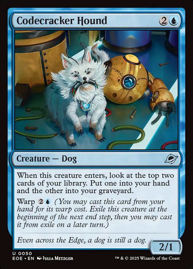 Codecracker Hound 50 (Edge of Eternities)  - Foil | Good Games Adelaide SA