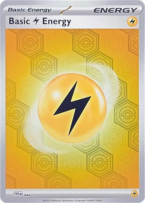 Basic Lightning Energy 4 (SV: Shrouded Fable)  - Reverse Holofoil | Good Games Adelaide SA