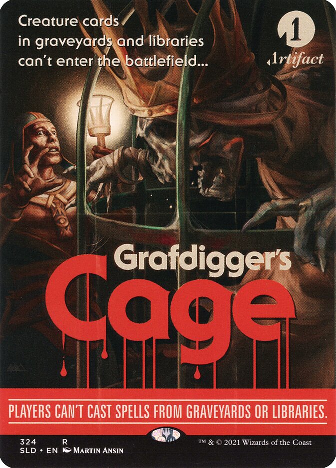 Grafdigger's Cage 324 (Secret Lair Drop Series)  - Foil | Good Games Adelaide SA