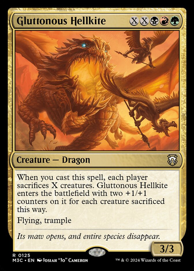 Gluttonous Hellkite 125 (Commander: Modern Horizons 3)  | Good Games Adelaide SA
