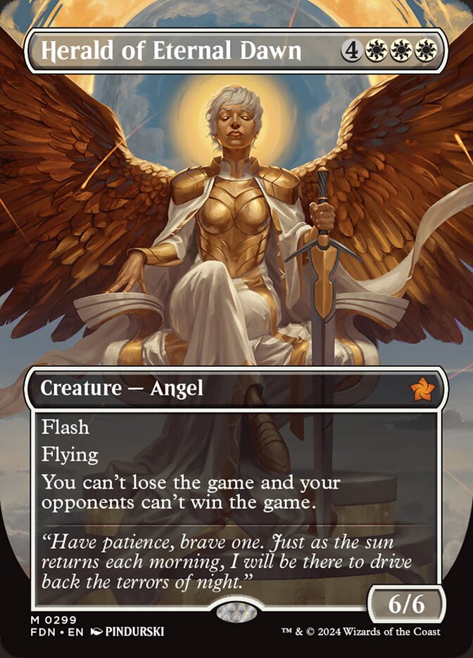 Herald of Eternal Dawn 299 (Foundations)  - Foil | Good Games Adelaide SA