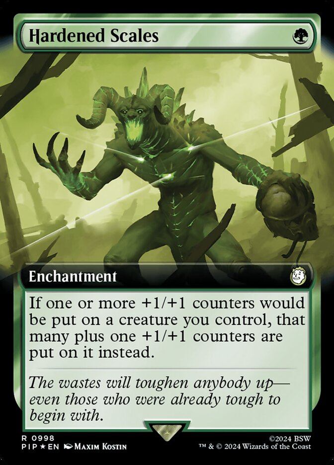Hardened Scales 998 (Universes Beyond: Fallout)  - Foil | Good Games Adelaide SA