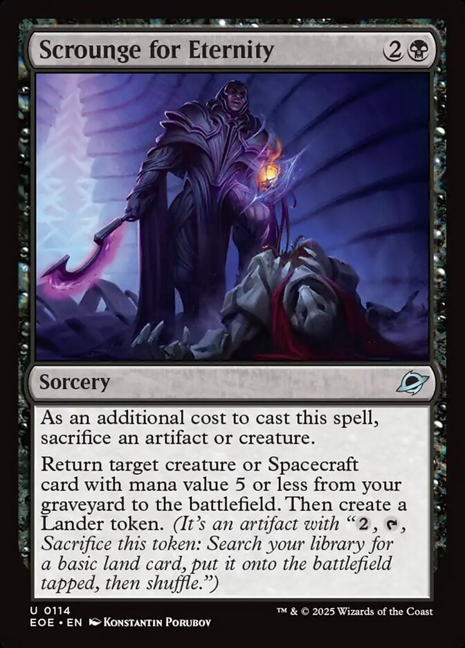 Scrounge for Eternity 114 (Edge of Eternities)  - Foil | Good Games Adelaide SA