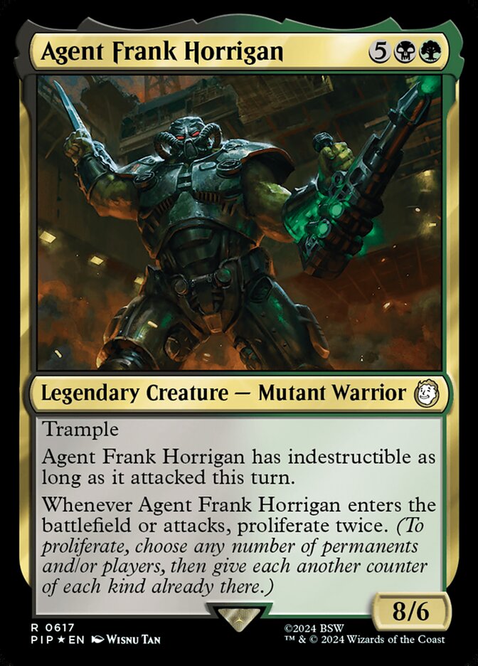 Agent Frank Horrigan 617 (Universes Beyond: Fallout)  - Foil | Good Games Adelaide SA