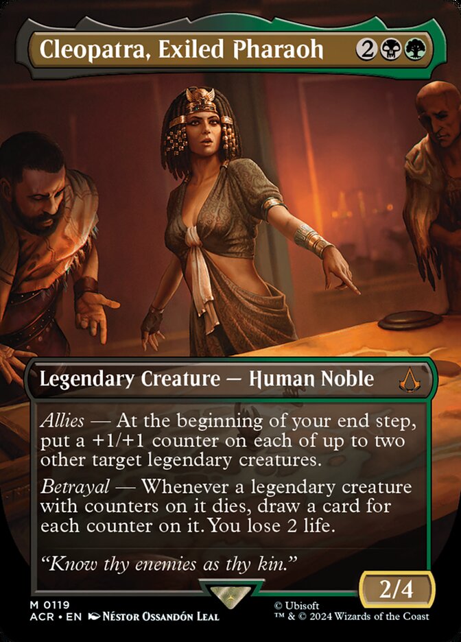 Cleopatra, Exiled Pharaoh 119 (Universes Beyond: Assassin's Creed)  - Foil | Good Games Adelaide SA