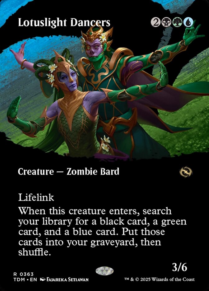 Lotuslight Dancers 363 (Tarkir: Dragonstorm)  - Borderless | Good Games Adelaide SA