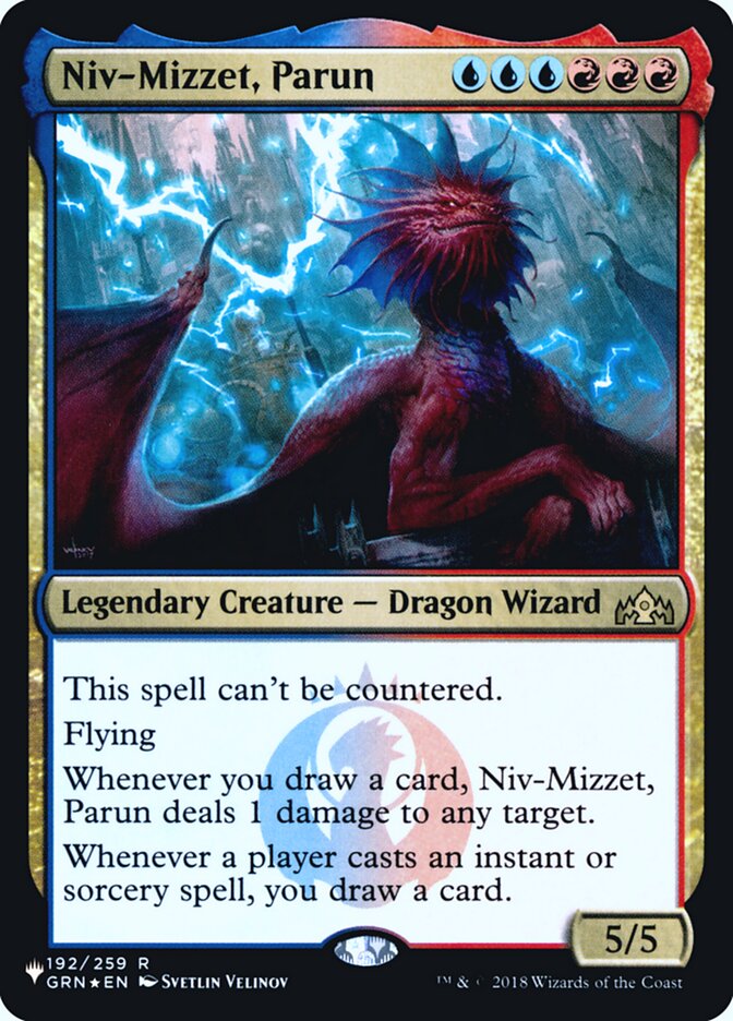 Niv Mizzet Parun 192 (The List Reprints)  - Foil | Good Games Adelaide SA