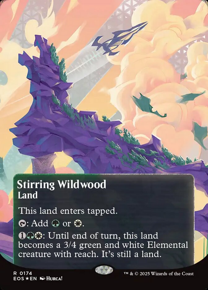 Stirring Wildwood 174 (Edge of Eternities: Stellar Sights)  - Foil | Good Games Adelaide SA