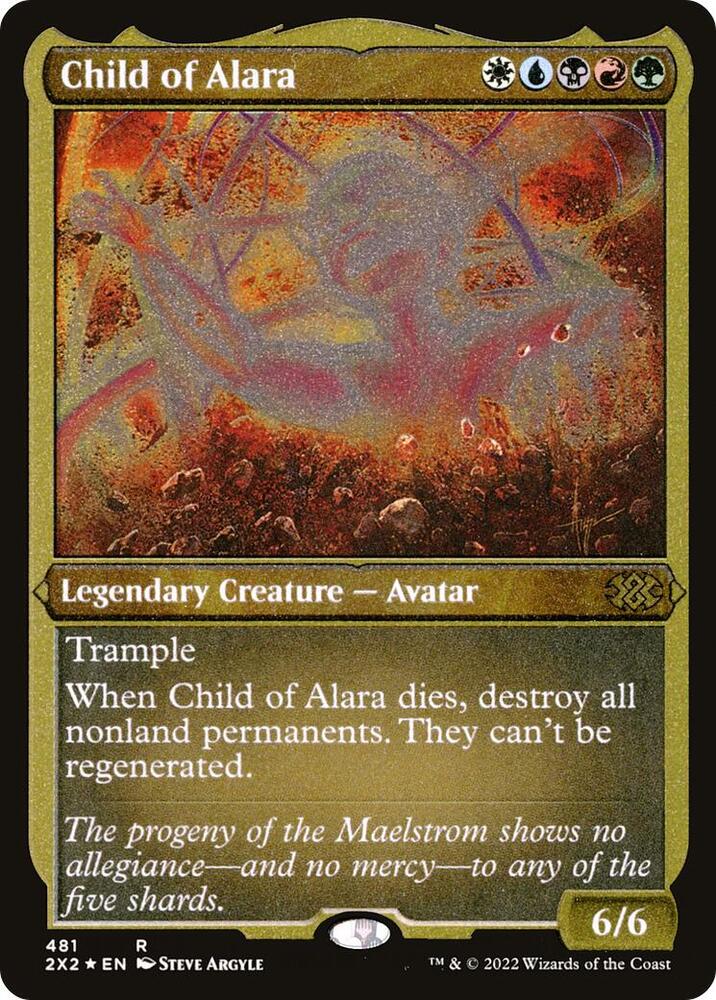 Child of Alara Foil Etched 481 (Double Masters 2022)  - Foil | Good Games Adelaide SA