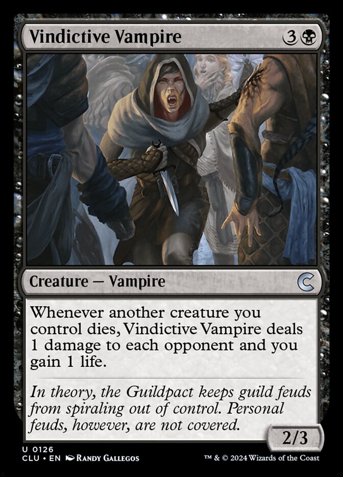 Vindictive Vampire 126 (Ravnica: Clue Edition)  | Good Games Adelaide SA