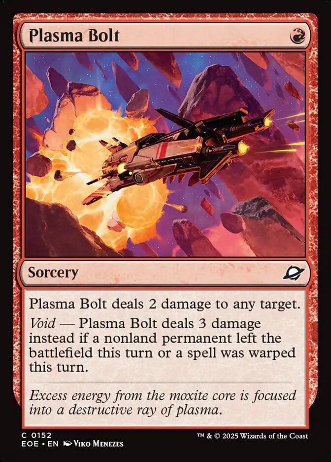 Plasma Bolt 152 (Edge of Eternities)  - Foil | Good Games Adelaide SA