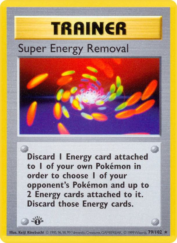 Super Energy Removal 079/102 (Base Set (Shadowless))  - 1st Edition | Good Games Adelaide SA