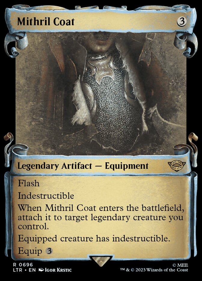 Mithril Coat 696 (Universes Beyond: The Lord of the Rings: Tales of Middle-earth)  - Showcase Scroll | Good Games Adelaide SA