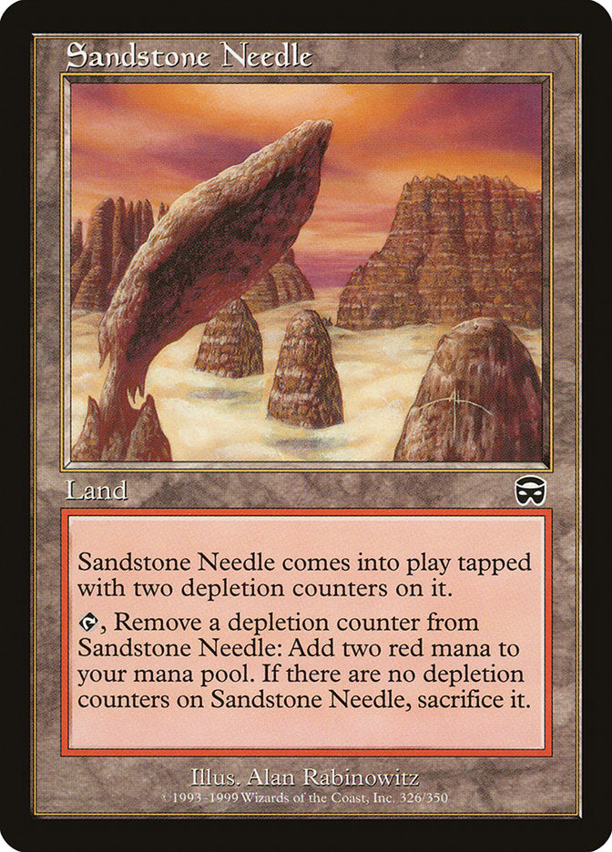 Sandstone Needle 326 (Mercadian Masques)  - Foil | Good Games Adelaide SA
