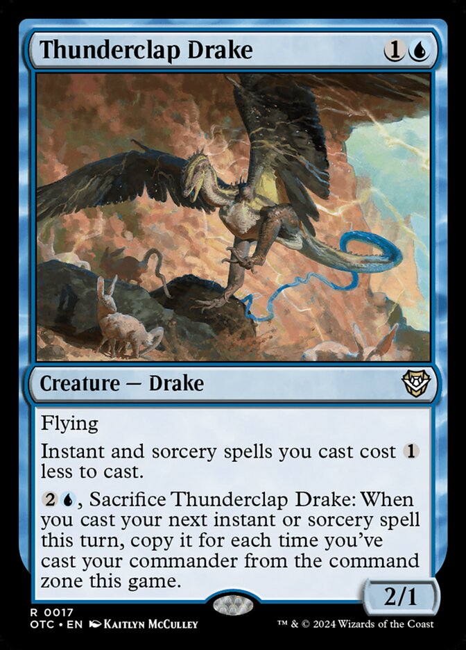 Thunderclap Drake 17 (Commander: Outlaws of Thunder Junction)  | Good Games Adelaide SA