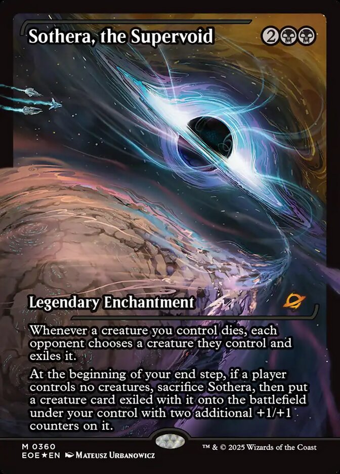 Sothera, the Supervoid 360/276 (Edge of Eternities)  - Showcase Foil | Good Games Adelaide SA