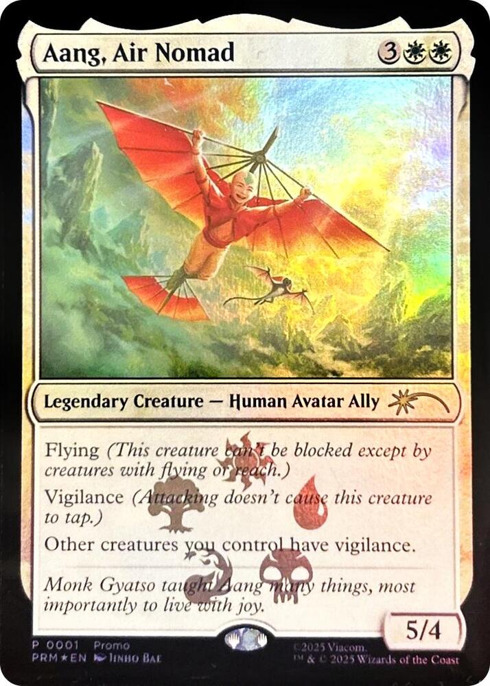 Aang Air Nomad 1 (Media Promos)  - Foil | Good Games Adelaide SA
