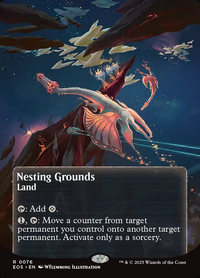Nesting Grounds 76 (Edge of Eternities: Stellar Sights)  - Foil | Good Games Adelaide SA