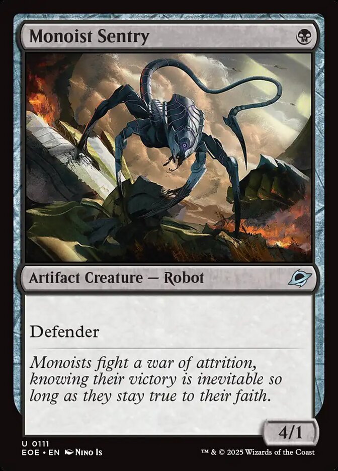 Monoist Sentry 111 (Edge of Eternities)  - Foil | Good Games Adelaide SA