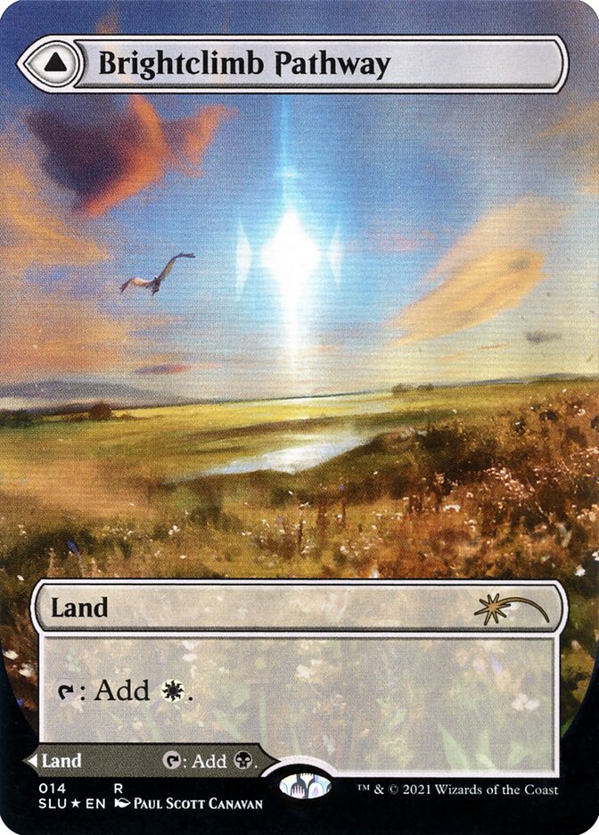 Brightclimb Pathway // Grimclimb Pathway 14 (Secret Lair Series)  - Borderless Foil | Good Games Adelaide SA