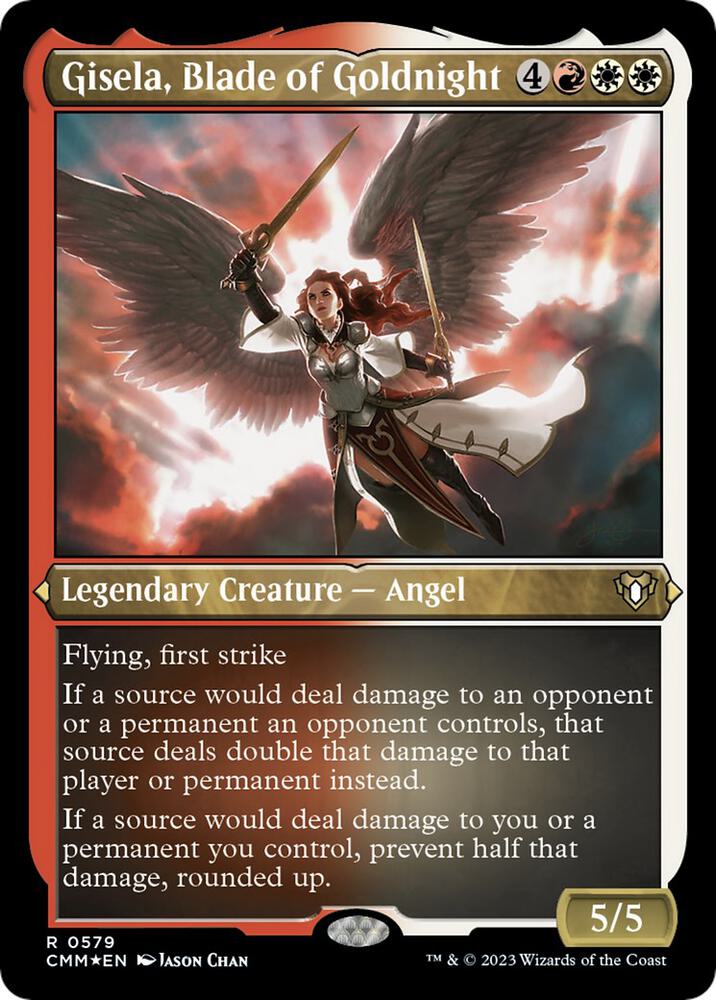 Gisela, Blade of Goldnight 579 (Commander Masters)  - Etched Foil | Good Games Adelaide SA