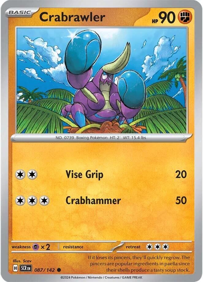 Crabrawler 087/142 (SV07: Stellar Crown)  | Good Games Adelaide SA