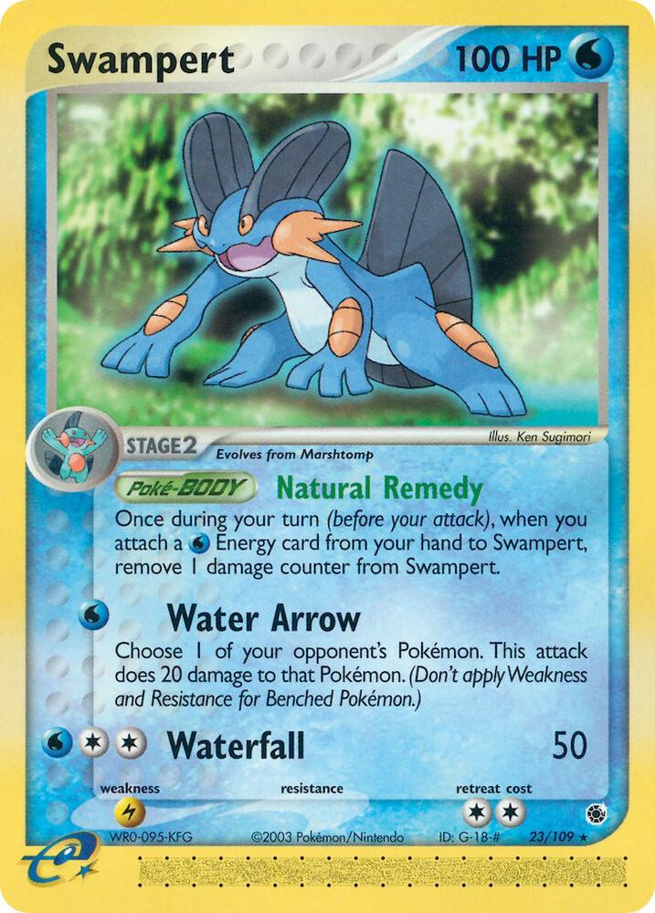 Swampert  23/109 (Ruby and Sapphire)  | Good Games Adelaide SA