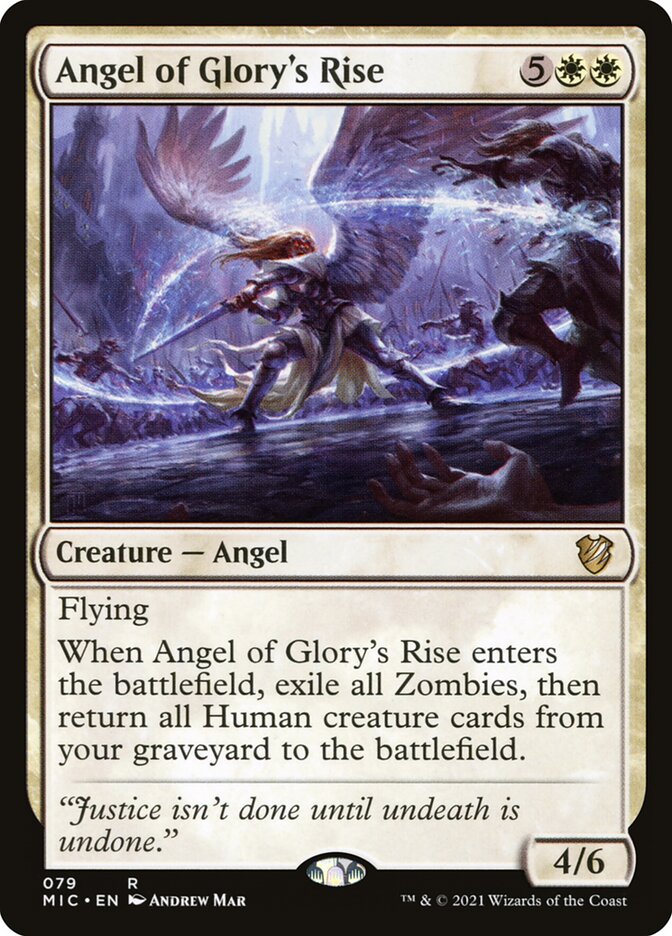 Angel of Glory's Rise 79 (Commander: Innistrad: Midnight Hunt)  | Good Games Adelaide SA