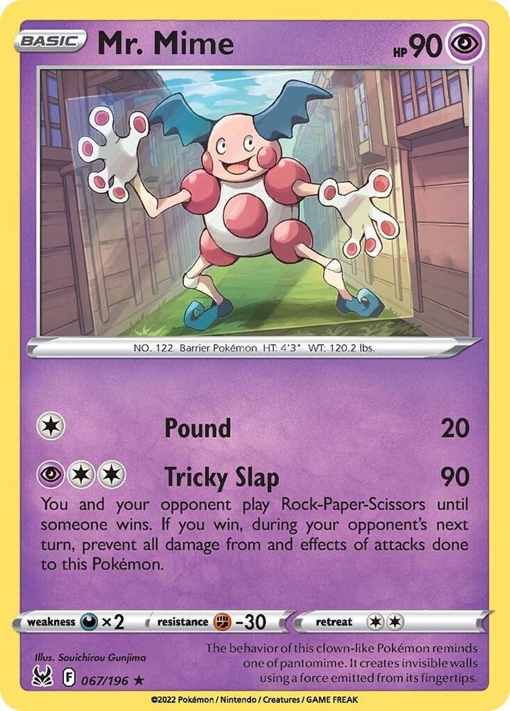 Mr. Mime 067/196 (SWSH11: Lost Origin)  | Good Games Adelaide SA