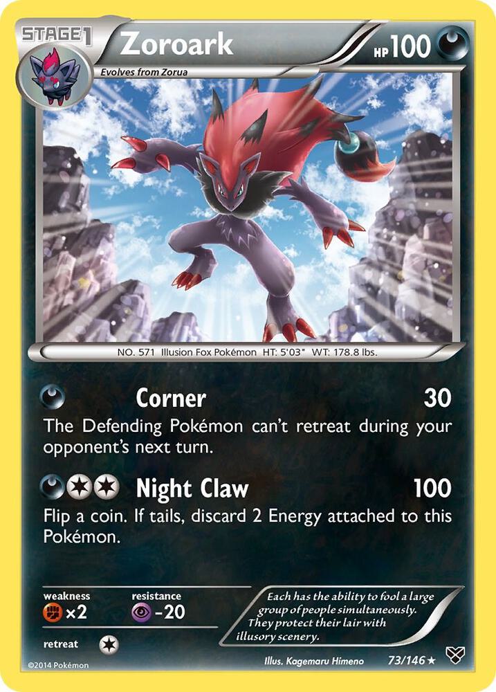 Zoroark 73/146 (XY Base Set)  - Holofoil | Good Games Adelaide SA