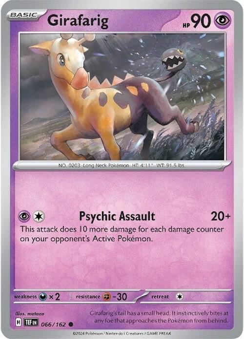 Girafarig 066/162 (SV05: Temporal Forces)  - Reverse Holofoil | Good Games Adelaide SA