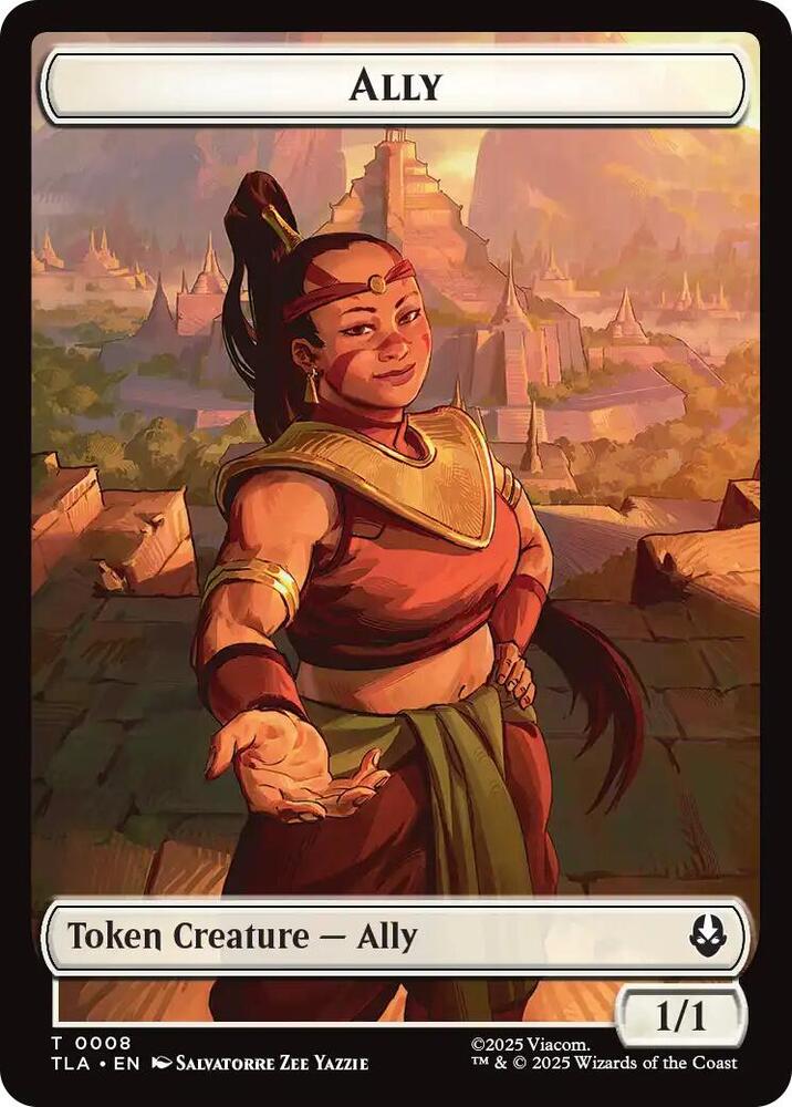 Ally 0008 Soldier 0002 Double Sided Token 8 // 2 (Avatar: The Last Airbender)  | Good Games Adelaide SA